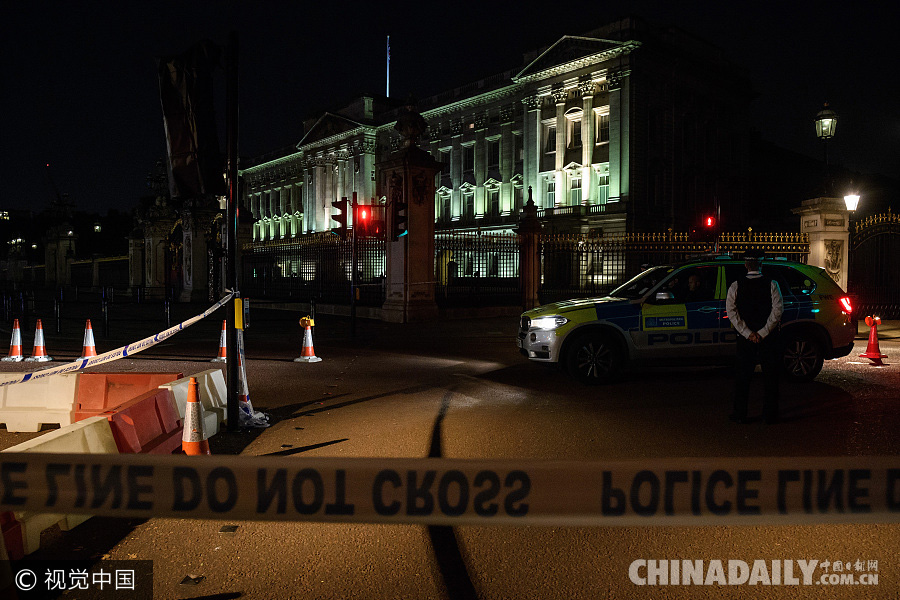 伦敦白金汉宫外男子涉嫌持刀袭警
