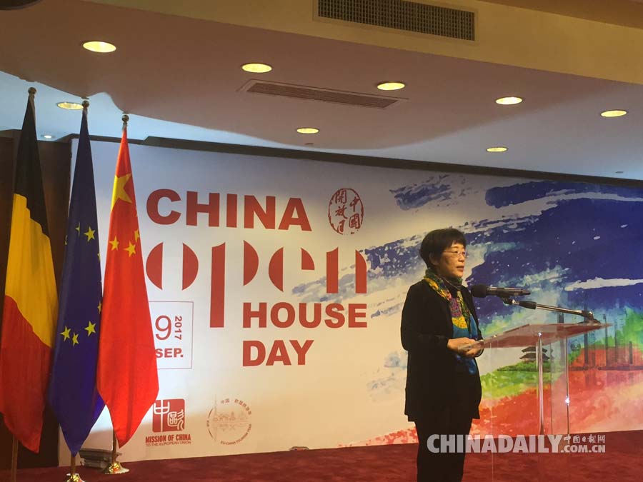 中国驻欧盟使团举行开放日活动