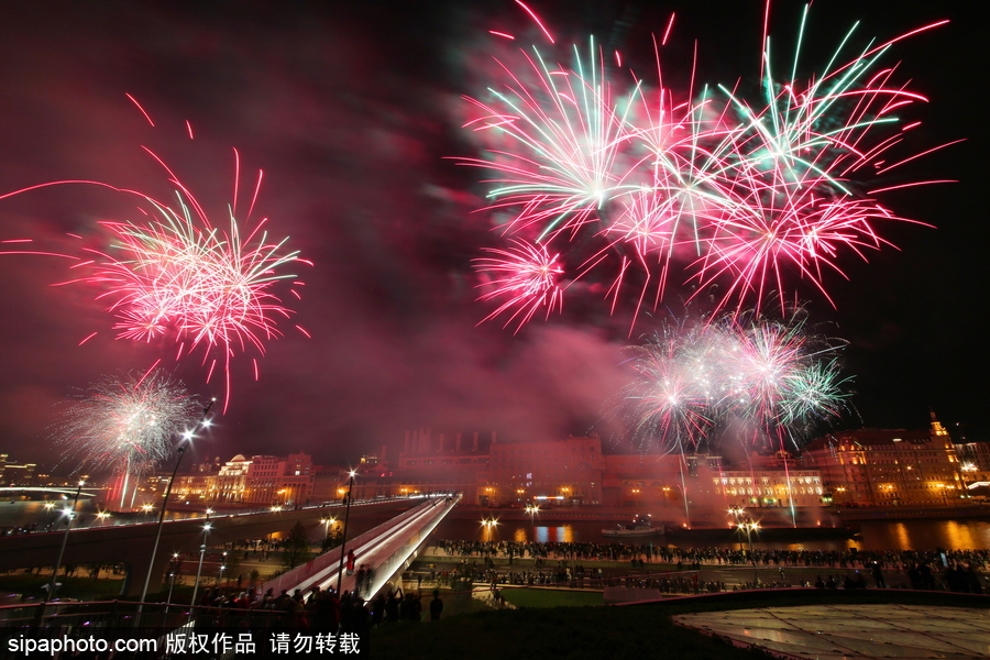 莫斯科870岁生日！全城洋溢节日气氛