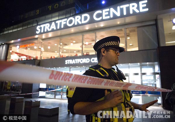 英国东伦敦一大型购物中心发生有毒物质袭击事件 六人受伤