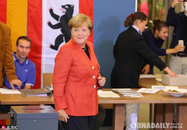 德国大选没有黑天鹅 政坛“常青树”默克尔赢得大选