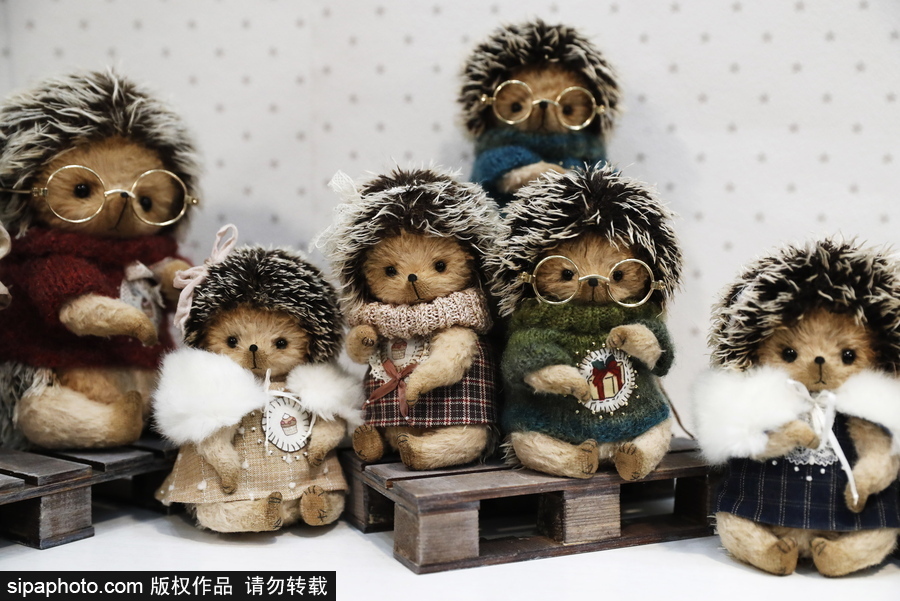 超萌的一场展览 俄罗斯莫斯科举行国际泰迪熊展