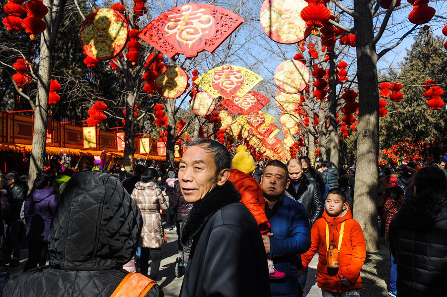 北京：地坛庙会迎新春