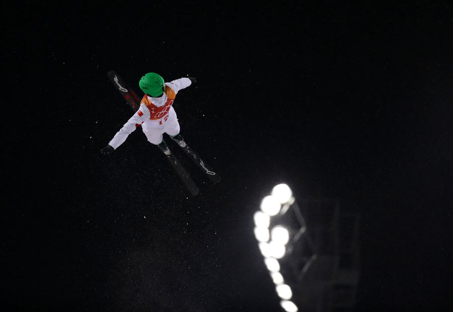 平昌冬奥会自由式滑雪空中技巧决赛 中国选手摘银得铜