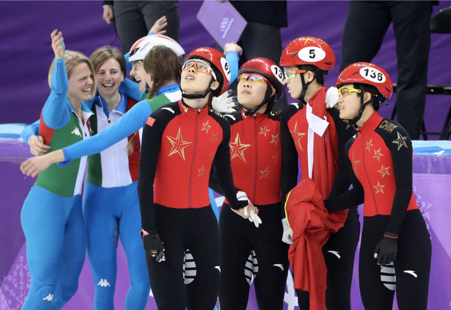 短道女子3000米赛后 中国女队：看不懂判罚 很难接受结果
