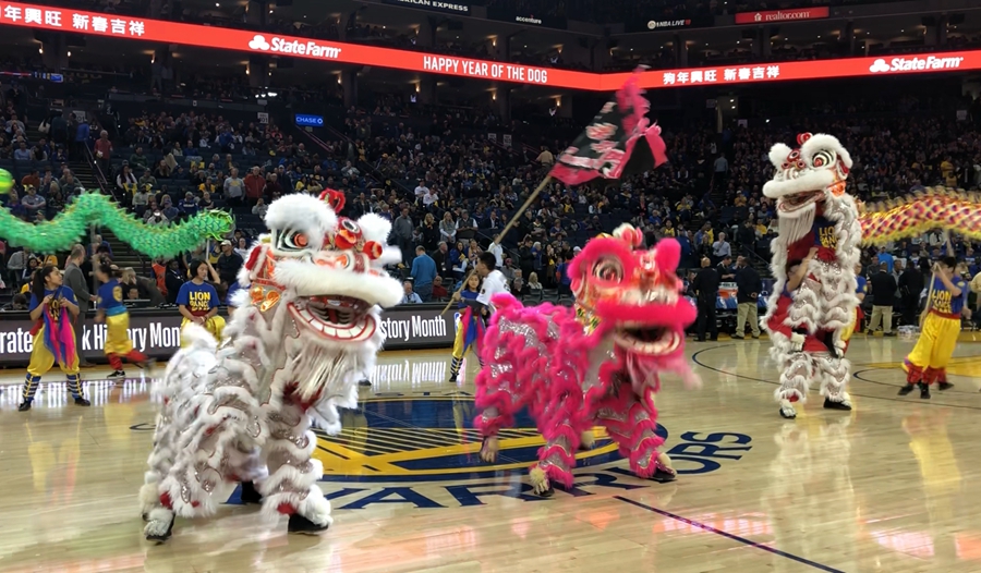 NBA金州勇士队庆祝中国新年