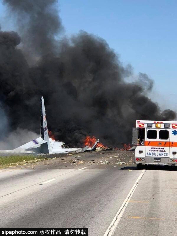 格鲁吉亚一架空军运输机坠毁 至少5名国民警卫队队员死亡