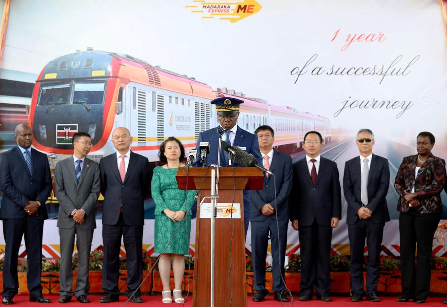 “中国造”蒙内铁路迎来一周岁生日