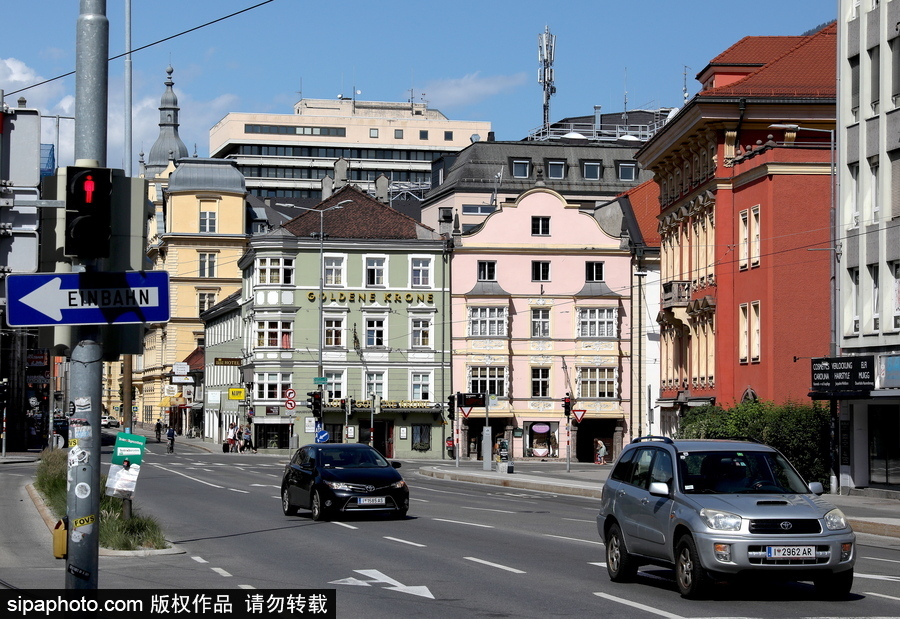 欧洲小城之光——奥地利因斯布鲁克城景