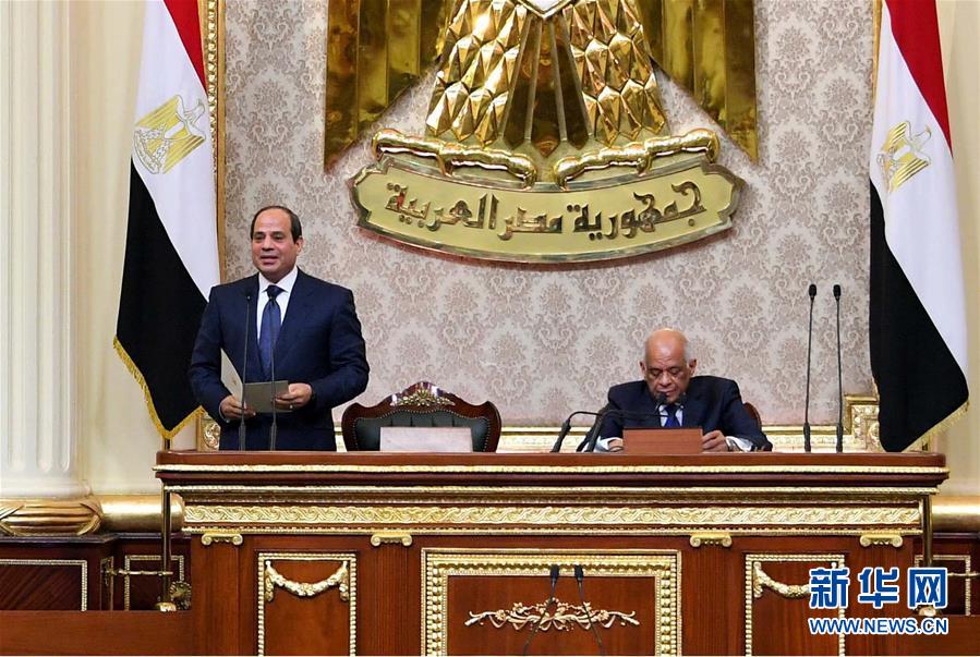 塞西宣誓就任埃及新一届总统
