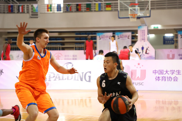 辽宁大学获第三届“留动中国”东北赛区3X3篮球赛冠军