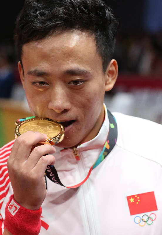 第18届亚运会男子长拳颁奖仪式举行