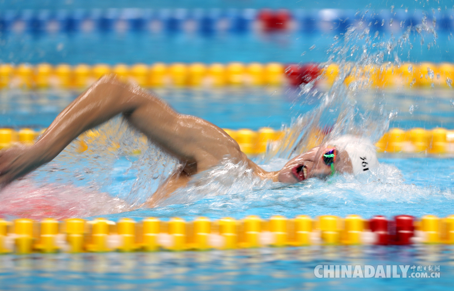 亚运会男子800米自由泳：孙杨夺冠