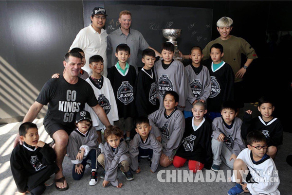 洛杉矶国王队携手奥瑞金推广中国青少年冰球训练项目