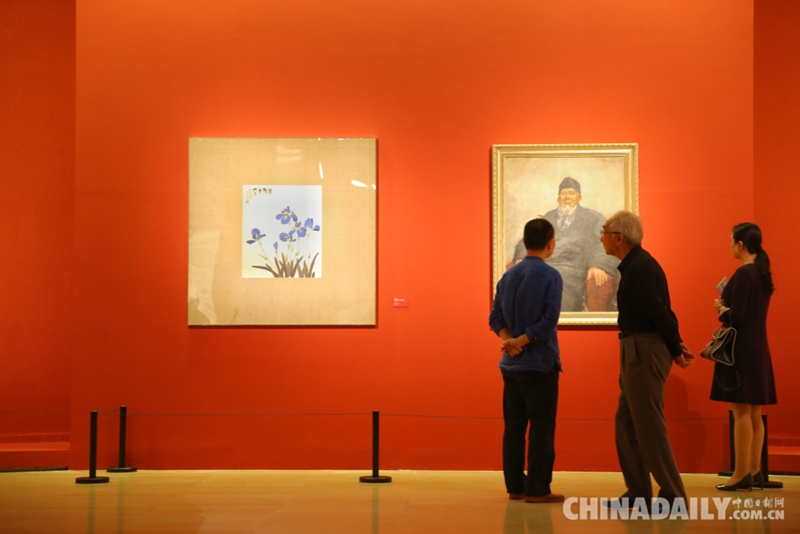 “执手同道——吴作人、萧淑芳合展”在中国美术馆开幕