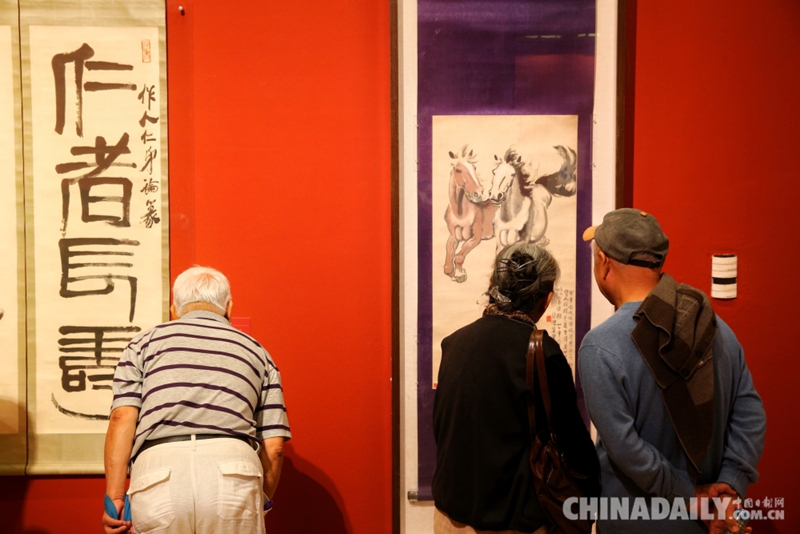 “执手同道——吴作人、萧淑芳合展”在中国美术馆开幕