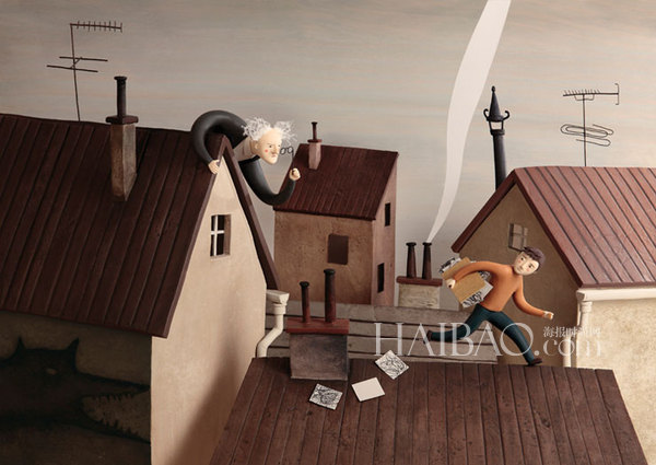 西班牙艺术家立体插画 奇幻美妙充满了童趣
