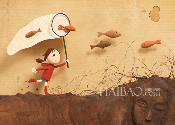 西班牙艺术家立体插画 奇幻美妙充满了童趣