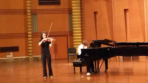 第四届光亚成都小提琴比赛开幕