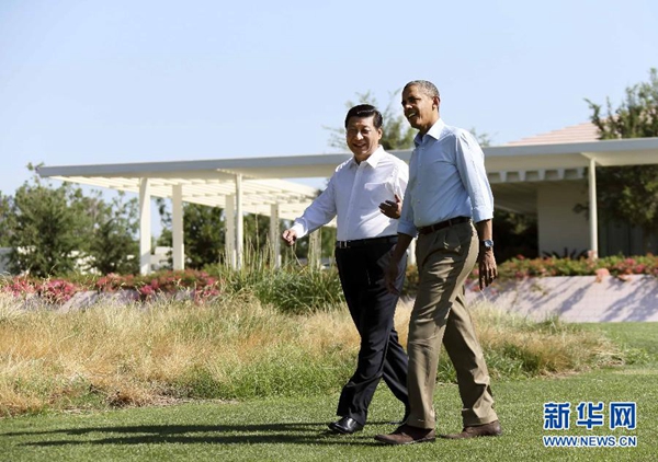 “习奥会”经典镜头回放：看习近平与奥巴马的亲密互动