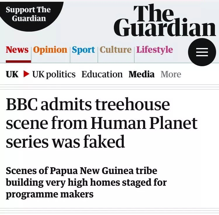 BBC东谈主设崩？记录片作秀引哗然，网友：还我感动和颤动