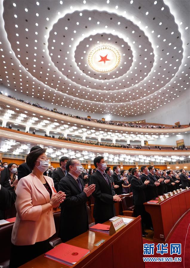 5月28日,第十三届全国人民代表大会第三次会议在北京人民大会堂举行