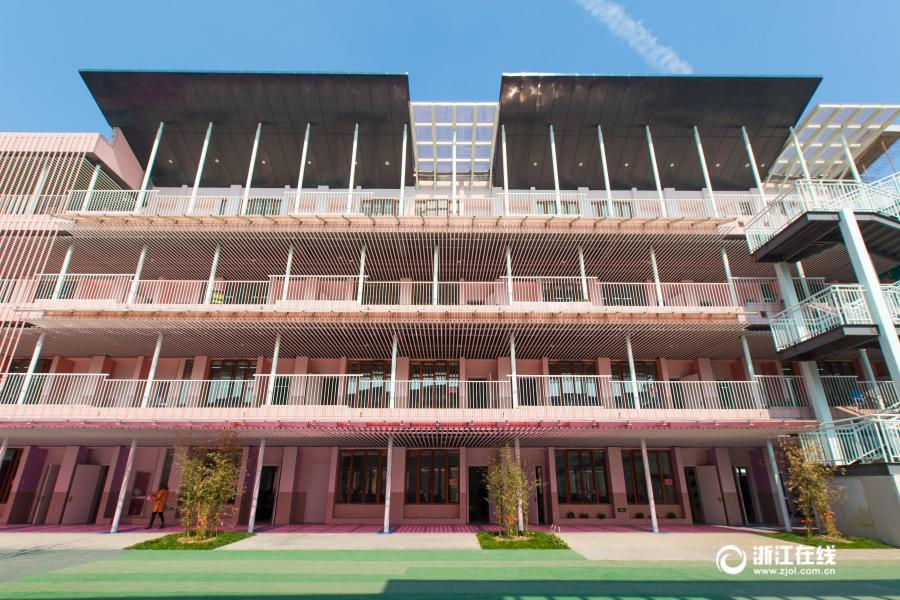高颜值小清新 杭州一小学校园堪比童话世界(组图)